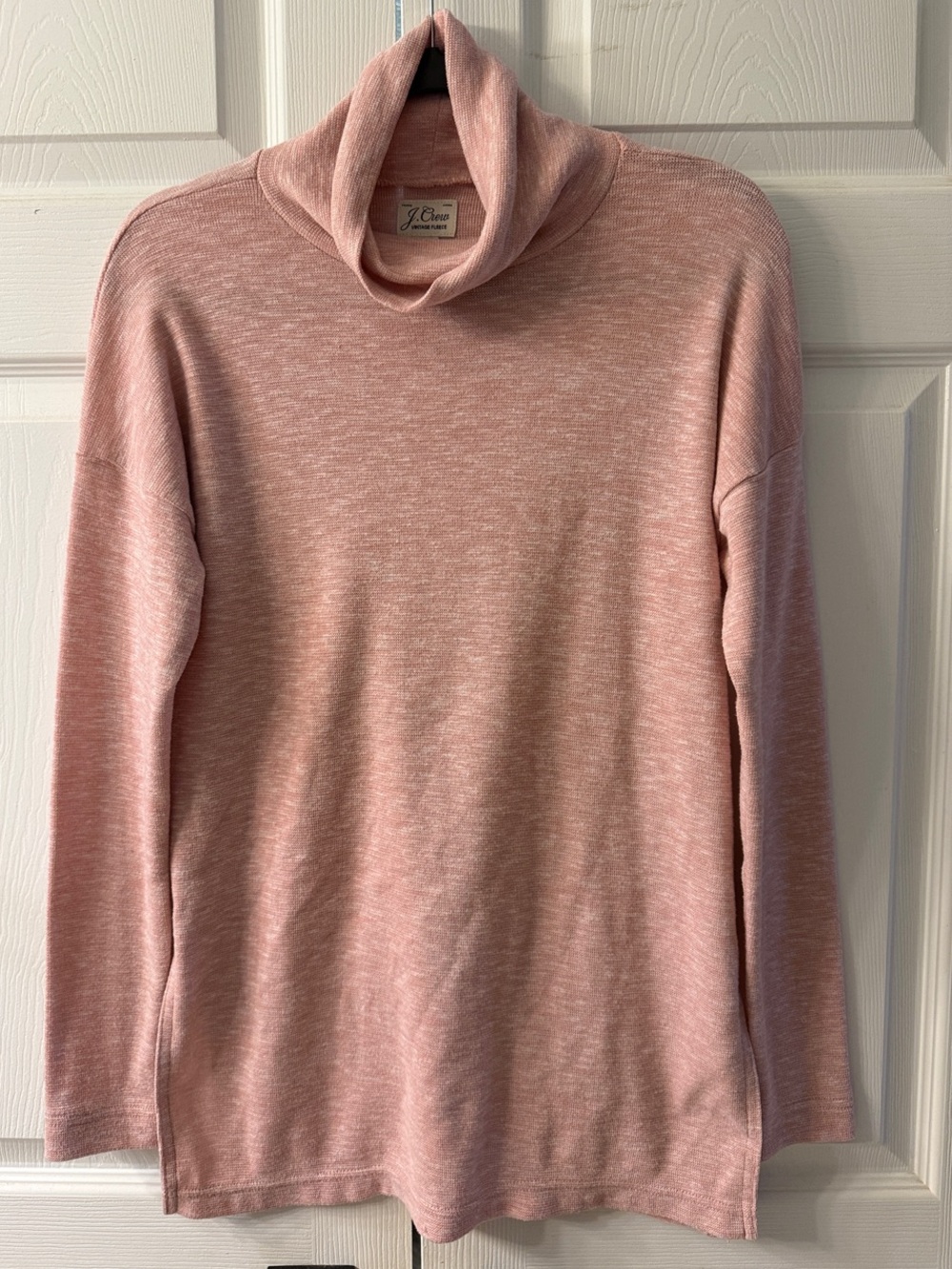 Vintage J. Crew Dusty Rose Cowl Neck Sweater